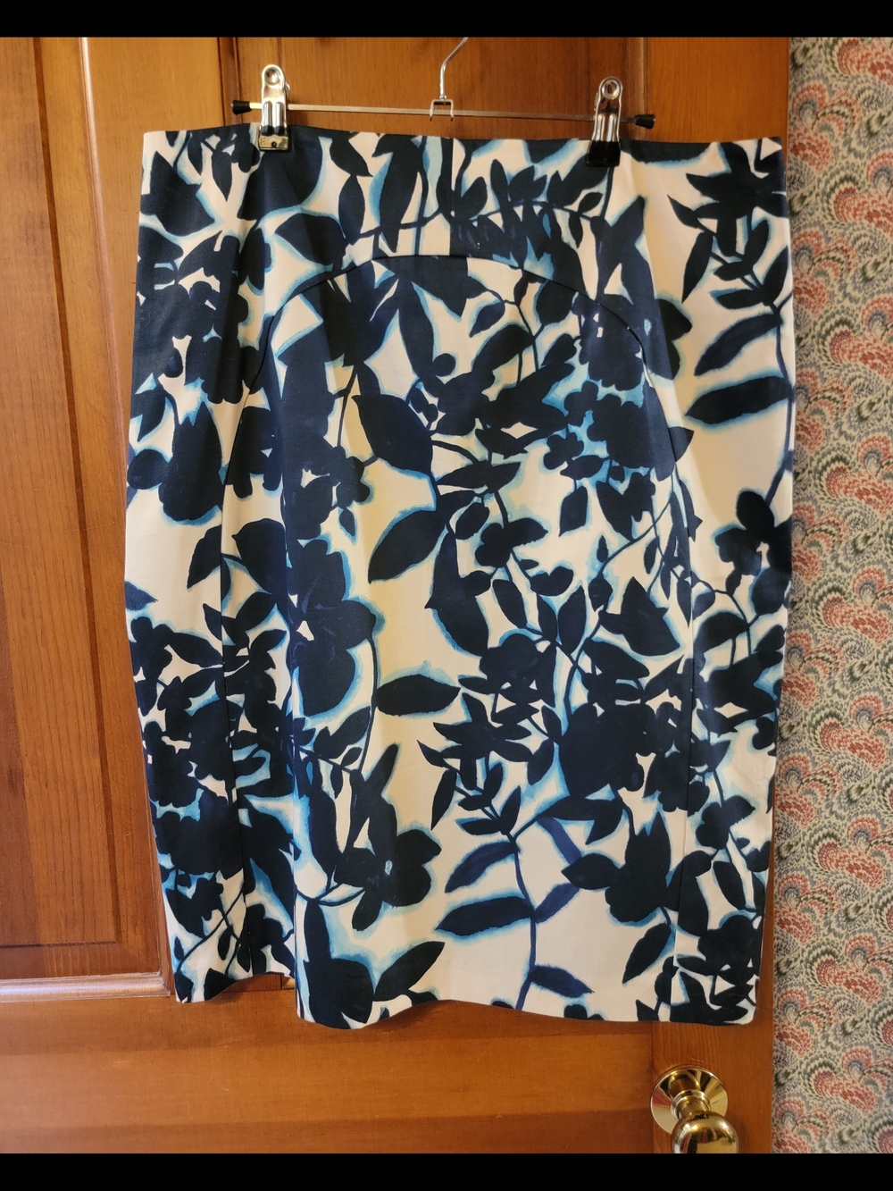 NWT Veronika Maine High Waist Floral Pencil Skirt 16